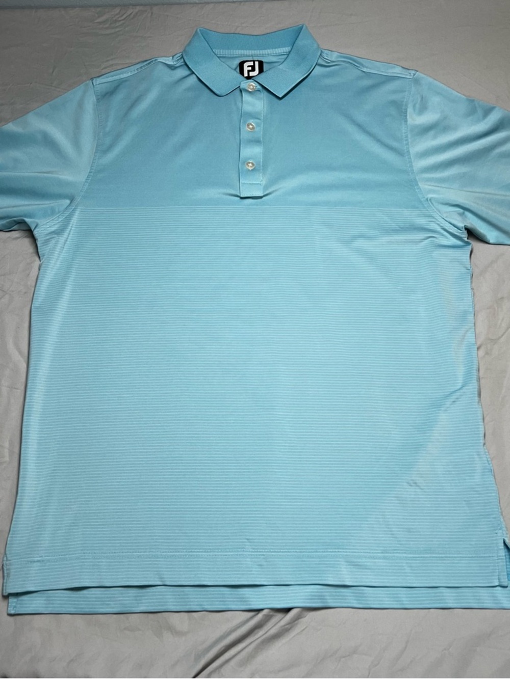 FootJoy Men's Large Sky Blue Performance Golf Polo